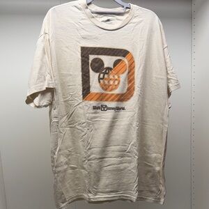 Disney Cream and Orange Graphic Tee